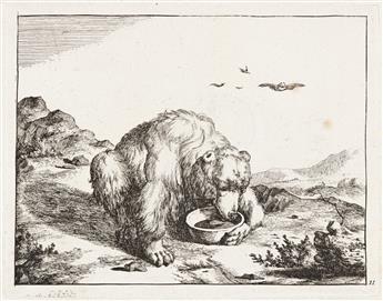 MARCUS DE BIJE (after Marcus Gheeraerts the Elder) The Set of the Bears